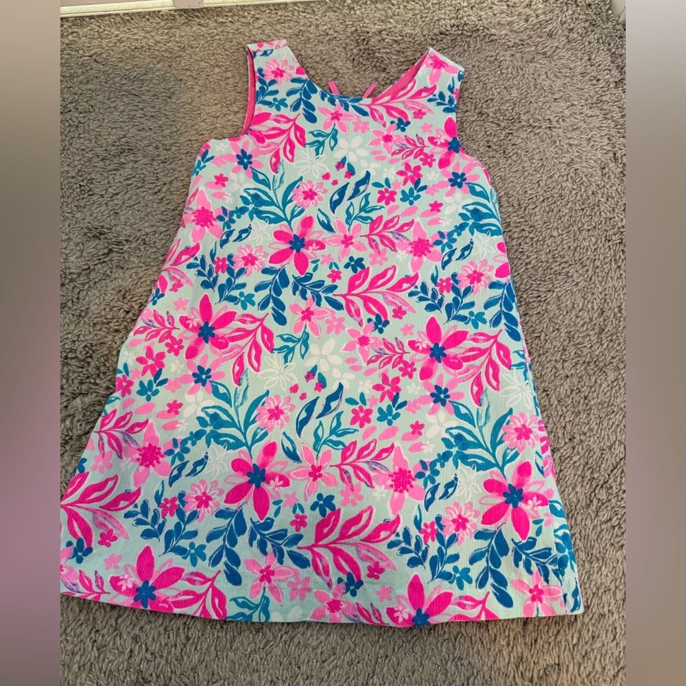 Tommy Bahama 3T Pink and Blue Floral Dress NEVER WORN